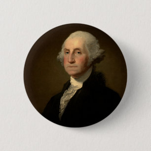 Chapa Redonda De 5 Cm George Washington primer presidente americano por 