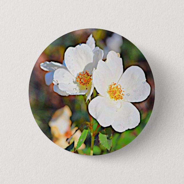 Chapa Redonda De 5 Cm Georgia Cherokee Rosa (Anverso)
