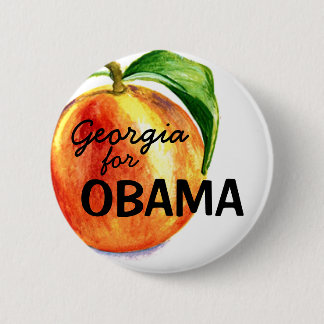 Chapa Redonda De 5 Cm Georgia para OBAMA
