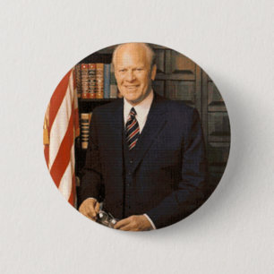 Chapa Redonda De 5 Cm Gerald Ford