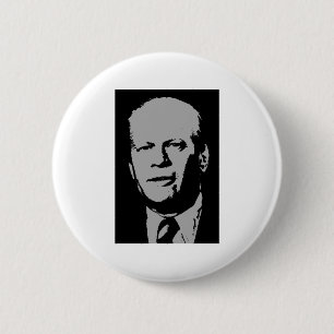 Chapa Redonda De 5 Cm Gerald Ford