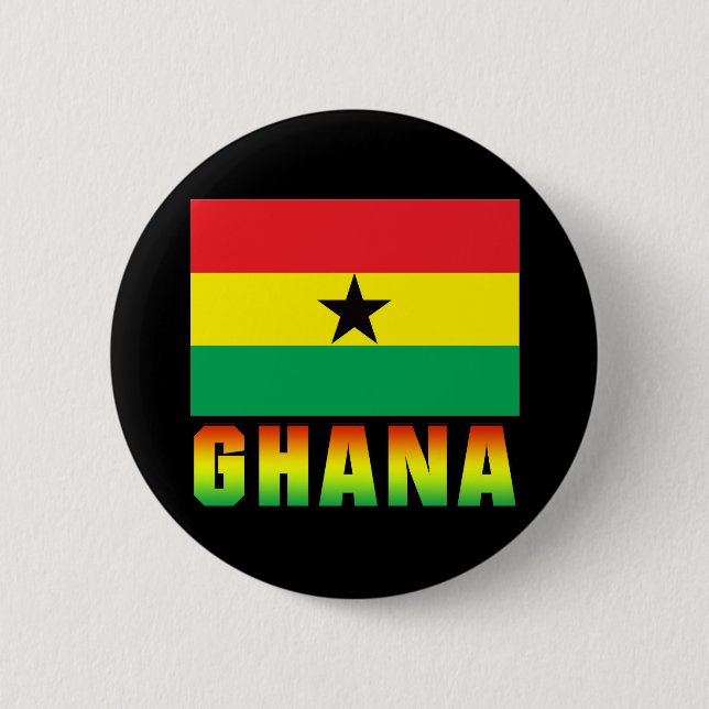 Chapa Redonda De 5 Cm Ghana (Anverso)