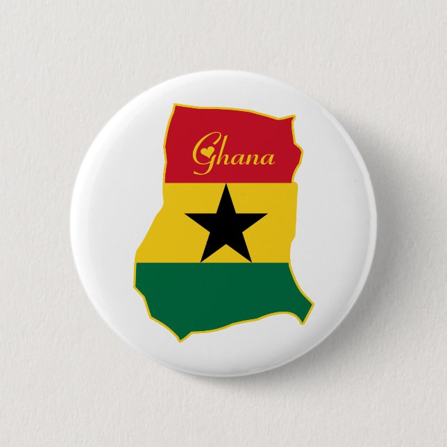 Chapa Redonda De 5 Cm Ghana fresco (Anverso)