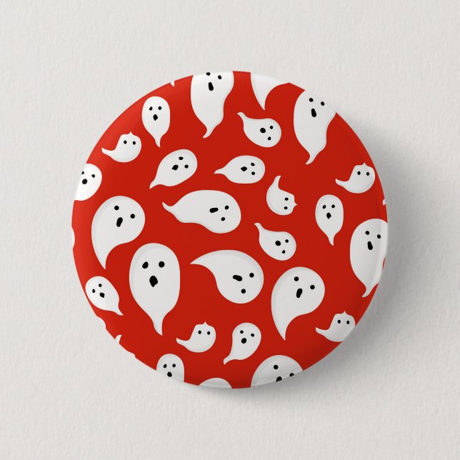 Chapa Redonda De 5 Cm Ghost pattern (Anverso)