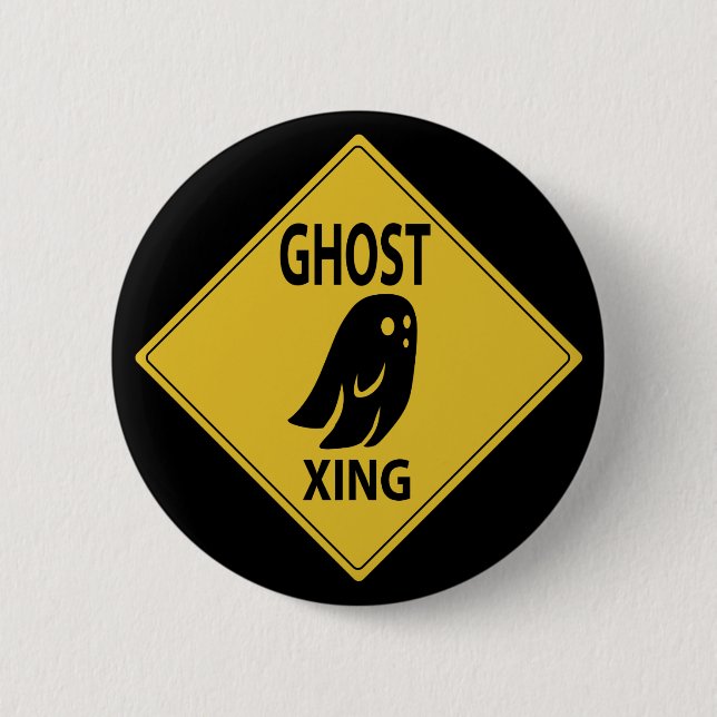 Chapa Redonda De 5 Cm Ghost Xing (Anverso)