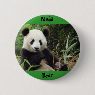 Chapa Redonda De 5 Cm gigante-panda-China-grande (1), panda, oso