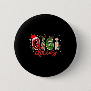 Chapa Redonda De 5 Cm Gigi Claus Santa Claus Familia Navidad Conjuntos P