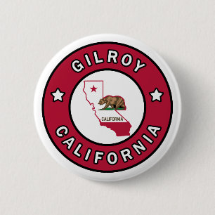 Chapa Redonda De 5 Cm Gilroy California