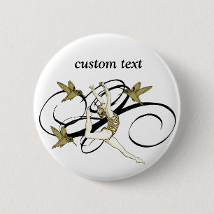 Chapa Redonda De 5 Cm Gimnasio artístico 2