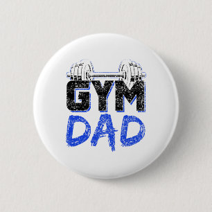 Chapa Redonda De 5 Cm Gimnasio Papá Fitness Entrenamiento Levantamiento