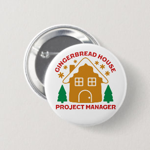 Chapa Redonda De 5 Cm Gingerbread House Project Manager