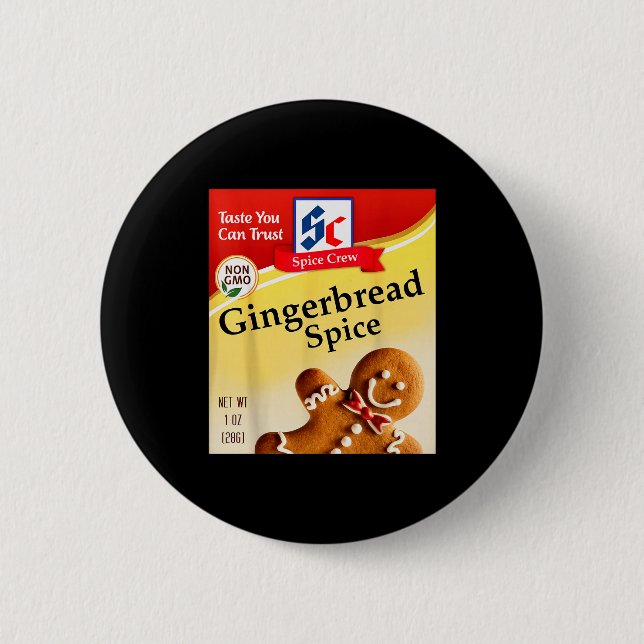 Chapa Redonda De 5 Cm Gingerbread Sce Condiment Sce Costumes Group Match (Anverso)