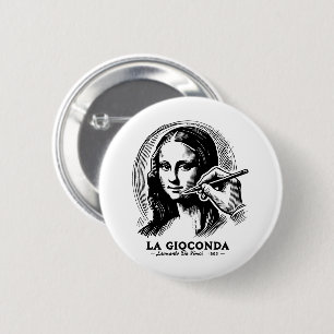 Chapa Redonda De 5 Cm Gioconda