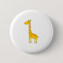 Chapa Redonda De 5 Cm Giraffe 