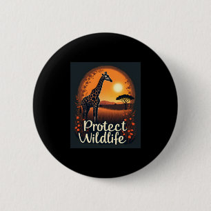 Chapa Redonda De 5 Cm Giraffe del tanque de Savanna Top