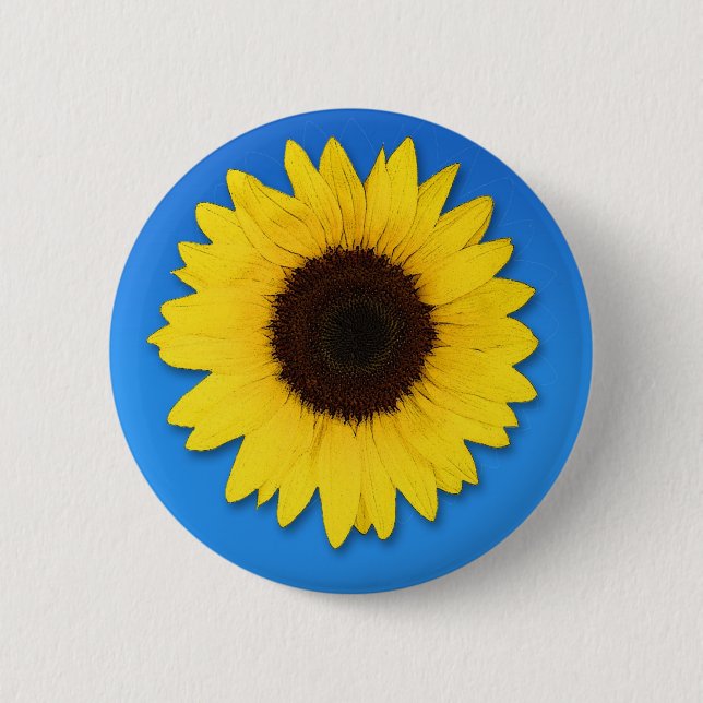 CHAPA REDONDA DE 5 CM GIRASOL (Anverso)