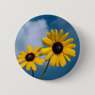Chapa Redonda De 5 Cm Girasol