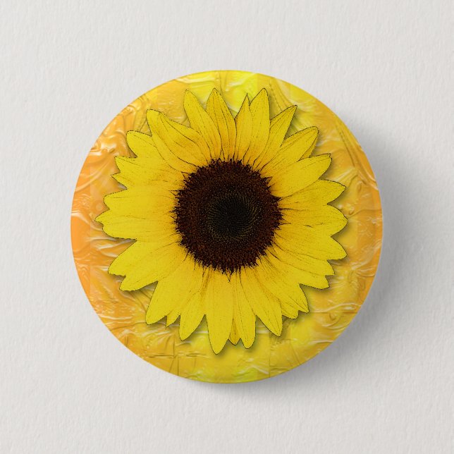 CHAPA REDONDA DE 5 CM GIRASOL (Anverso)