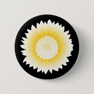 Chapa Redonda De 5 Cm girasol amarillo