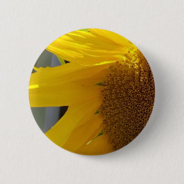 Chapa Redonda De 5 Cm Girasol Amarillo Brillante