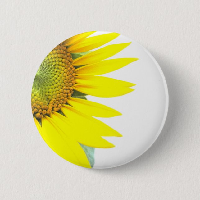 Chapa Redonda De 5 Cm Girasoles de primavera (Anverso)