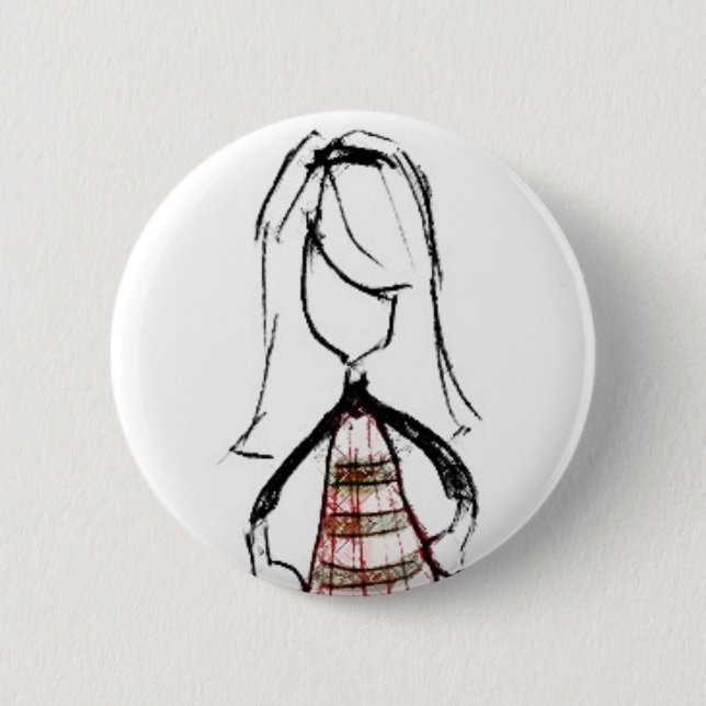 Chapa Redonda De 5 Cm girl3 (Anverso)