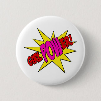 Chapa Redonda De 5 Cm GirlPOWer