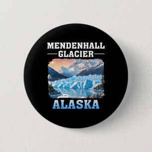 Chapa Redonda De 5 Cm Glaciar Mendenhall Alaska Camping Senderismo al Ai