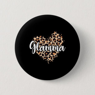 Chapa Redonda De 5 Cm Glamma Leopard
