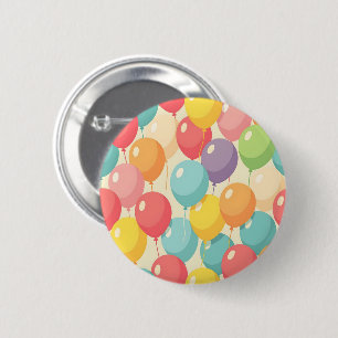 Chapa Redonda De 5 Cm Globos de fiesta en diferentes colores