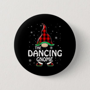 Chapa Redonda De 5 Cm Gnome bailarín de búfalo trenzado de la familia Cr