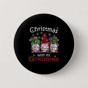 Chapa Redonda De 5 Cm Gnome Familia Navidades Camisetas Para Mujeres Hom