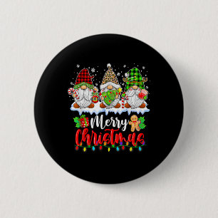 Chapa Redonda De 5 Cm Gnomes Cute Gnomes Merry Christmas Light Gnome Xma