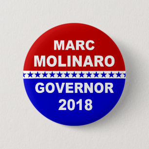 Chapa Redonda De 5 Cm Gobernador Nueva York 2018 de Marc Molinaro