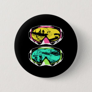 Chapa Redonda De 5 Cm Goggles Snow Mountain Snowboard