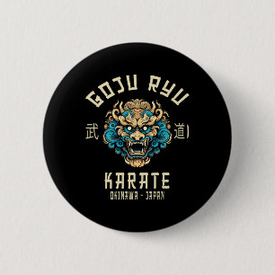 Chapa Redonda De 5 Cm Goju Ryu Martial Arts Clothing Co. Goju Ryu Karate