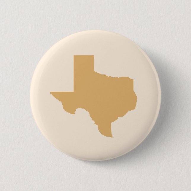 Chapa Redonda De 5 Cm Gold Texas Souvenir Button (Anverso)