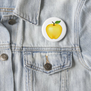 Chapa Redonda De 5 Cm Golden Delicious Apple