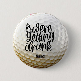 Chapa Redonda De 5 Cm Golf Bachelorette