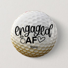 Chapa Redonda De 5 Cm Golf Bachelorette