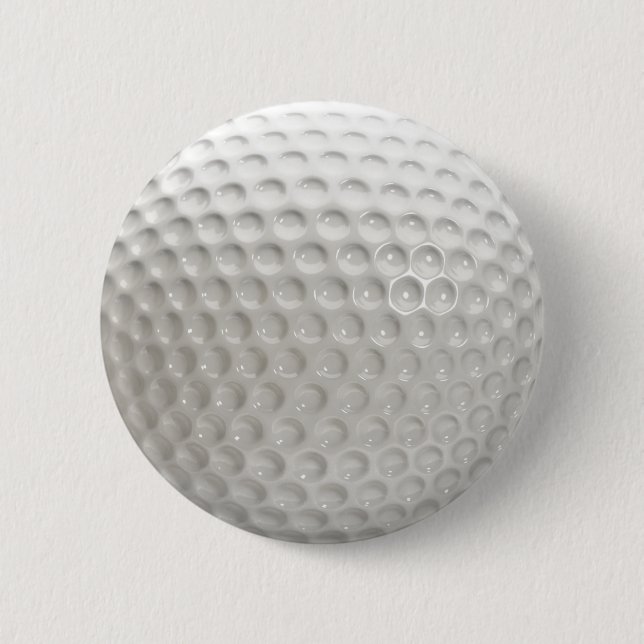 Chapa Redonda De 5 Cm Golf Ball Sport (Anverso)