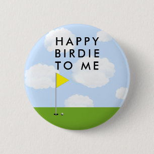 Chapa Redonda De 5 Cm Golf Birdie