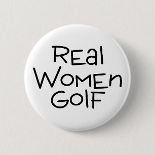 Chapa Redonda De 5 Cm Golf de las mujeres reales
