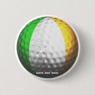 Chapa Redonda De 5 Cm Golf irlandés