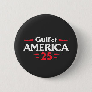 Chapa Redonda De 5 Cm Golfo de América Patriótico Americano Trump Bander