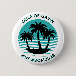 Chapa Redonda De 5 Cm Golfo de Gavin Humor político divertido