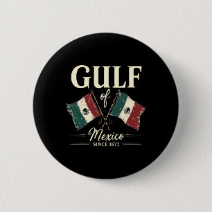 Chapa Redonda De 5 Cm Golfo De México Desde 1672 Camiseta Retro Vintage1