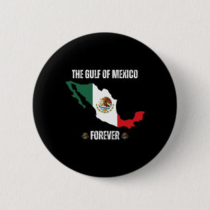 Chapa Redonda De 5 Cm Golfo de México Patriótico Por Siempre Siempre El