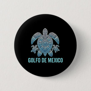 Chapa Redonda De 5 Cm Golfo De México Viva México Golfo De México Souven