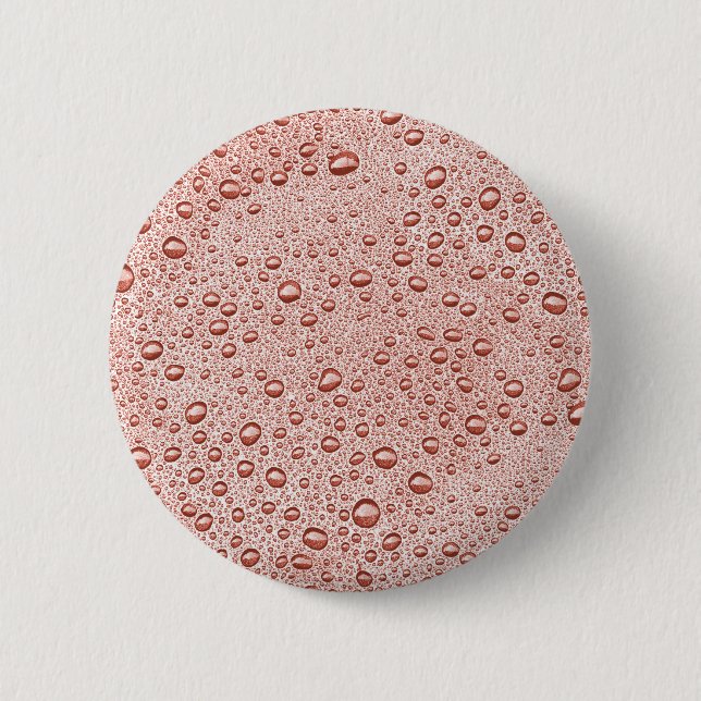 Chapa Redonda De 5 Cm Gotas de agua de naranja (Anverso)